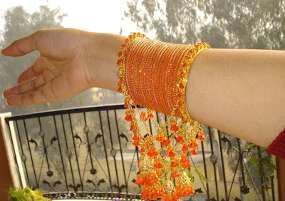 Bangles with Jhumkas Bangles with Jhumkas