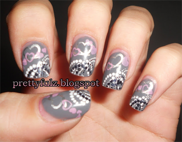 prettyfulz konad nail art heart