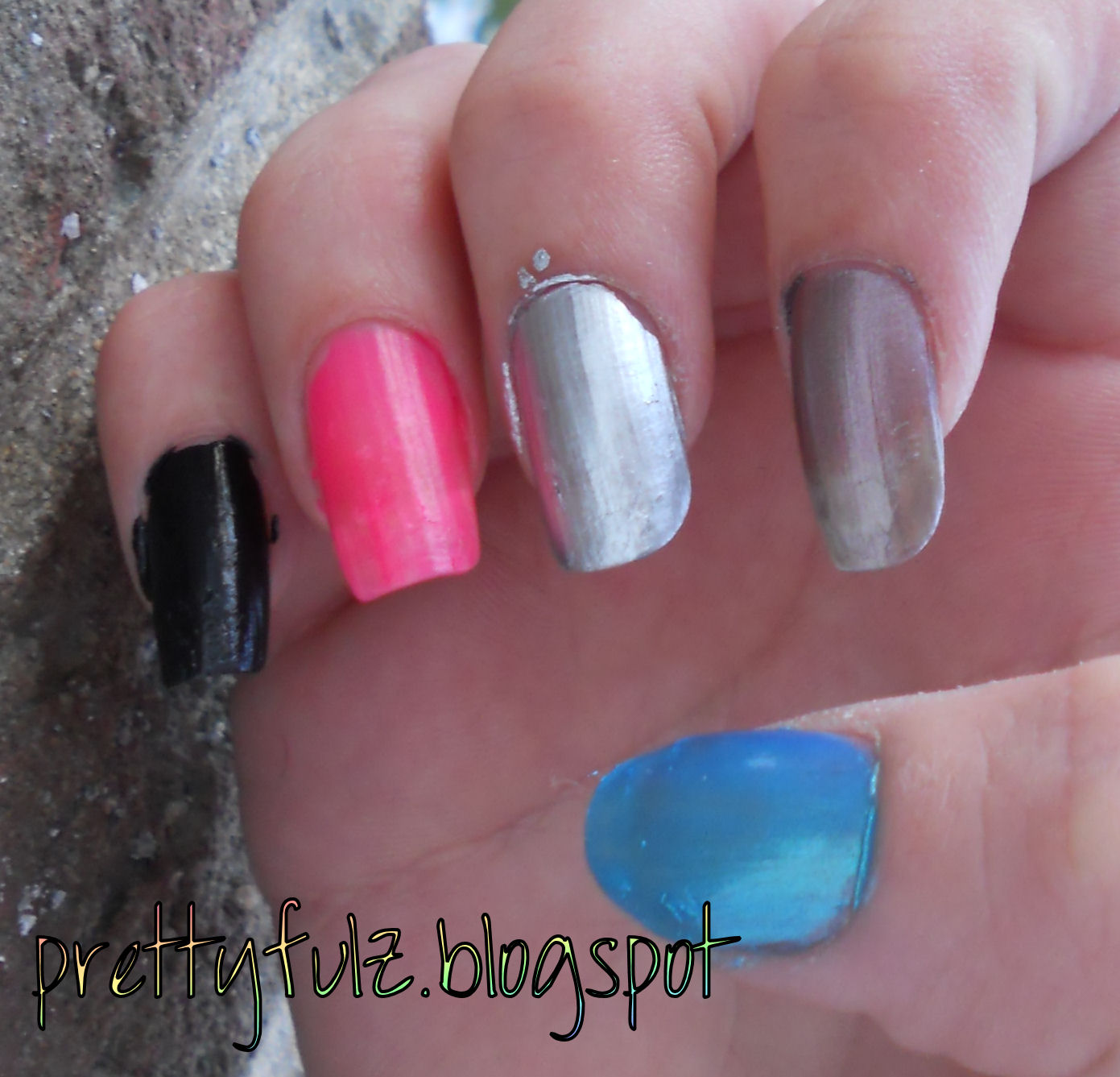 Prettyfulz Nail Foil Swatches from Dollar Nail Art