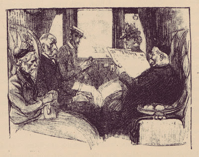 Image by Charles Huard for the first edition of L'Écornifleur by Jules Renard, 1892. Also included in The Sponger, the English translation of the novel