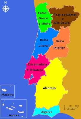 Mapa de Portugal: entenda como o país é dividido  Mapa de portugal cidades,  Portugal cidades, Portugal mapa