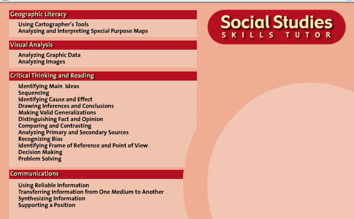 TECH WITH TIA: Social Studies Skills Tutor