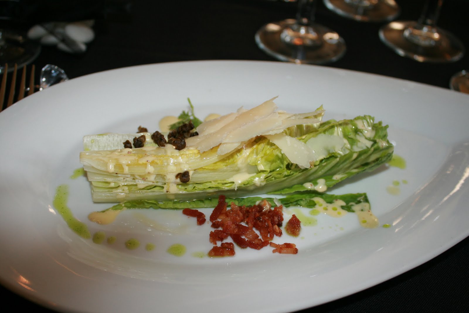 Caesar Salad Presentation