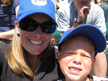 Mom and Cole at the Game