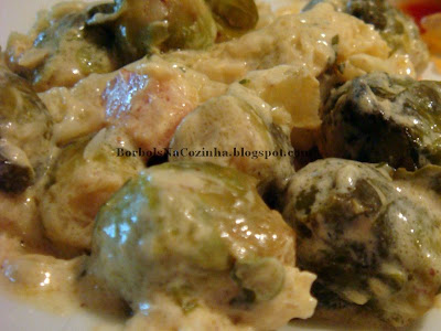 Couve de Bruxelas Borbols na Cozinha Couve de Bruxelas Borbols na Cozinha