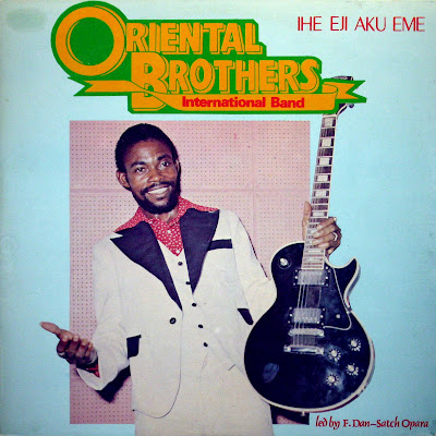 Cover Album of Oriental Brothers International Band - Ihe Eji Aku Eme,Afrodisia 1984