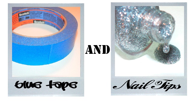 Blue Tape and Nail Tips Blue Tape and Nail Tips