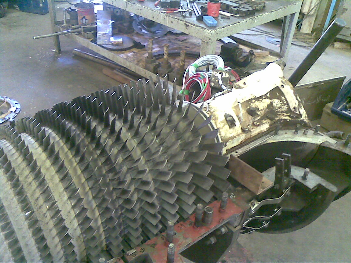 Ruston Turbine TB5000 Gas Generator Rotor Blades 12 Stage