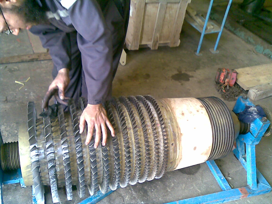 Ruston Turbine TB5000 Gas Generator Rotor Blades 12 Stage