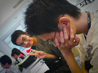 my friends, Chuing and Chun Fei.