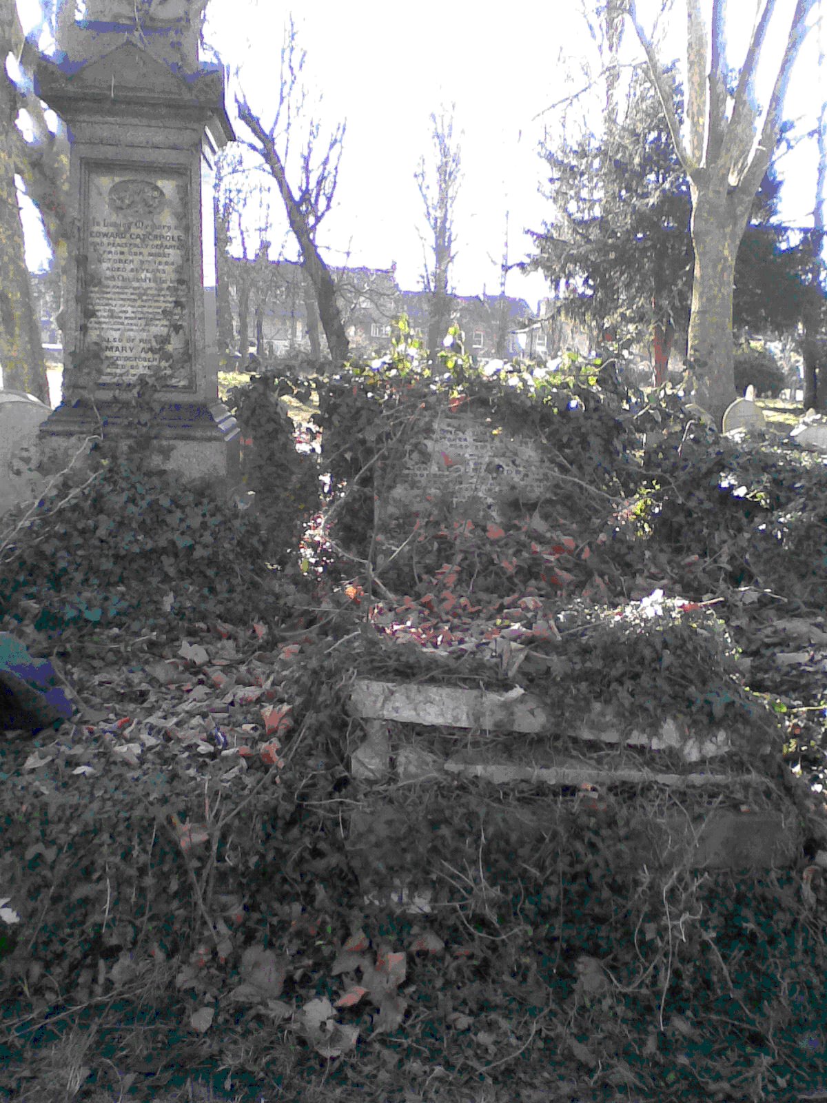 Major Leslie Andrews grave Brockley & Ladywell Cemeteries