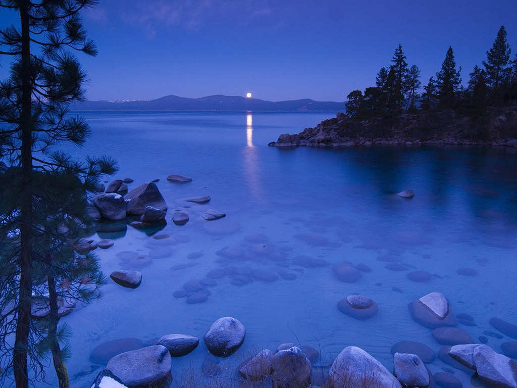 Lake Tahoe California And Nevada United States