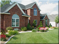 Dutch Touch landscape lawn and garden landscape brick house Dutch Touch landscape lawn and garden landscape brick house