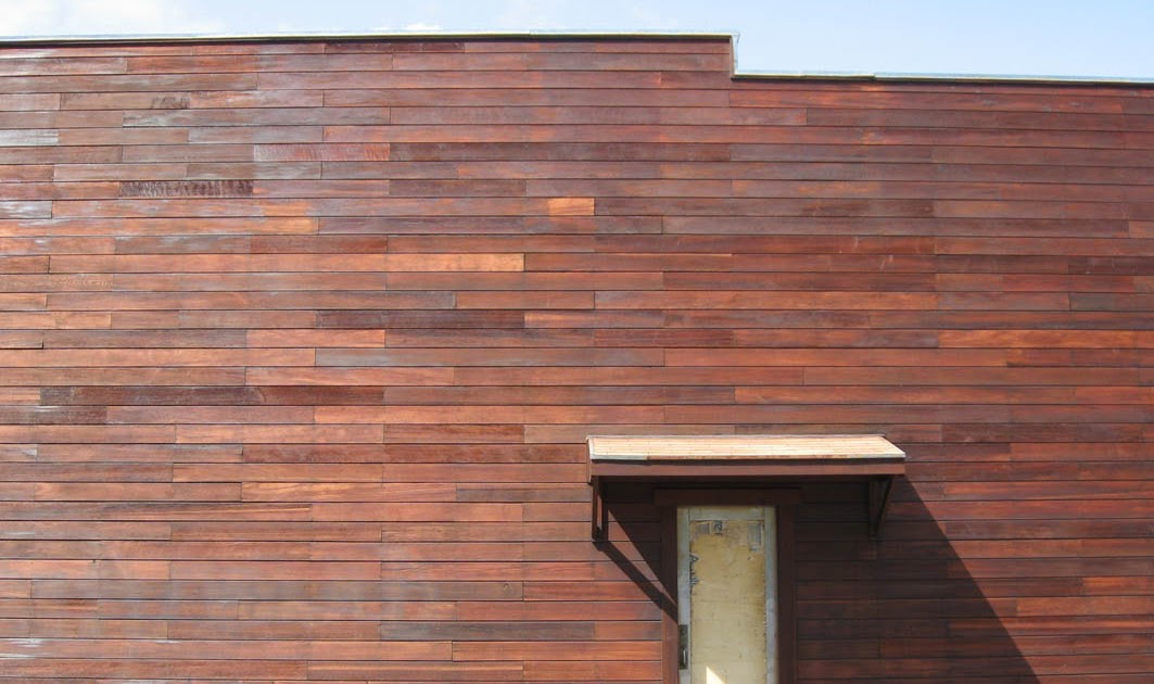 Willits Daily Photo: Stained Wood Wall