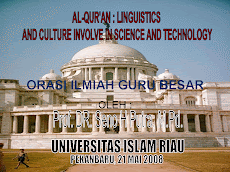 Al-Qur'an : Linguistics & Culture Involve In Science & Technology