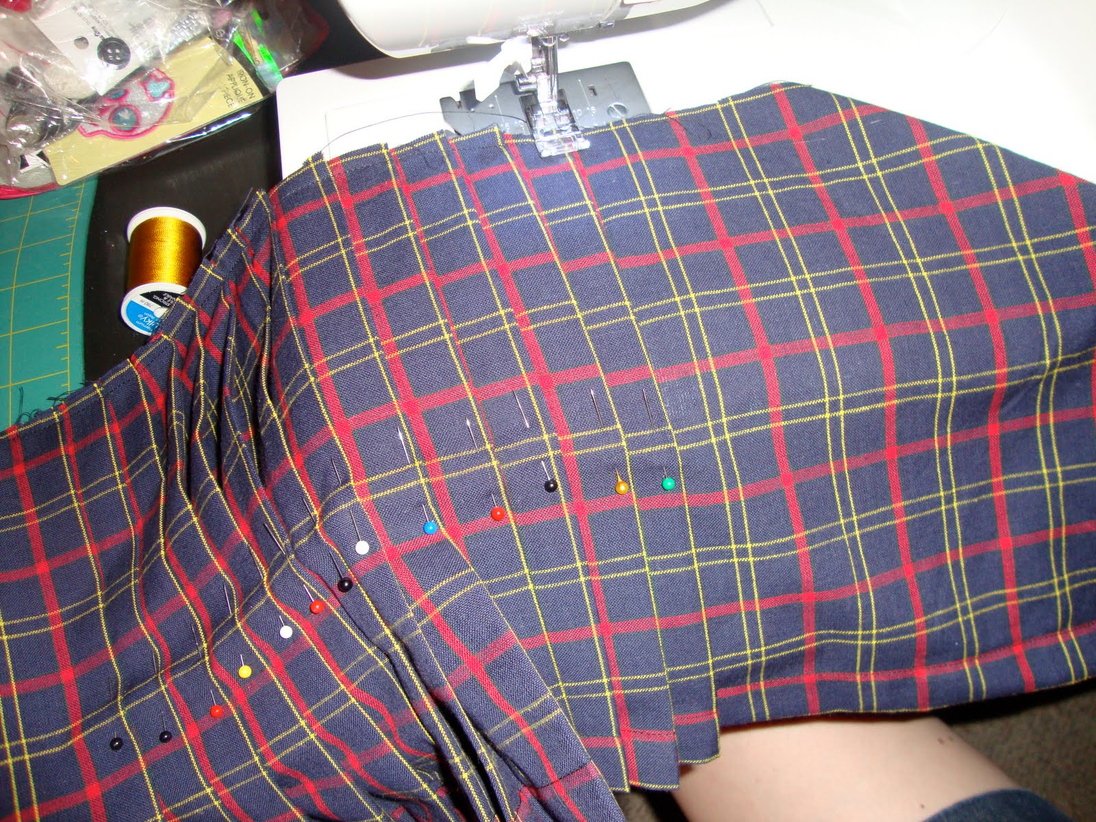 sewing a kilt
