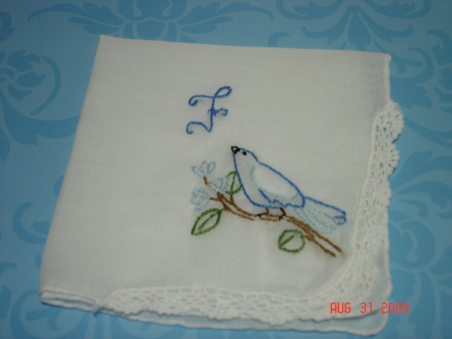 Aisle Paint For You Embroidered Handkerchiefs