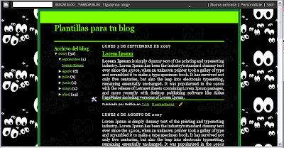 Plantilla blog blogger gratis