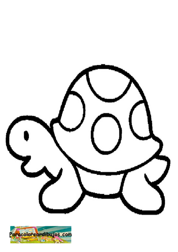 DIBUJO TORTUGA COLOREAR dibujo tortuga colorear: