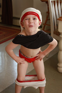 painted on underwear