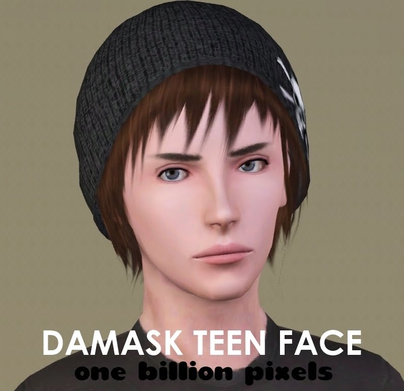 Damask Ivory Default and Non Default Faces for Males V2