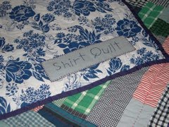 Shirt Quilt label
