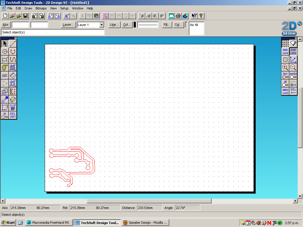 Speaker Design Speaker Layout in 2D Design (photo 1)