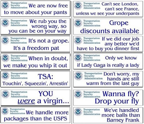 Blog Smith: TSA Bumperstickers