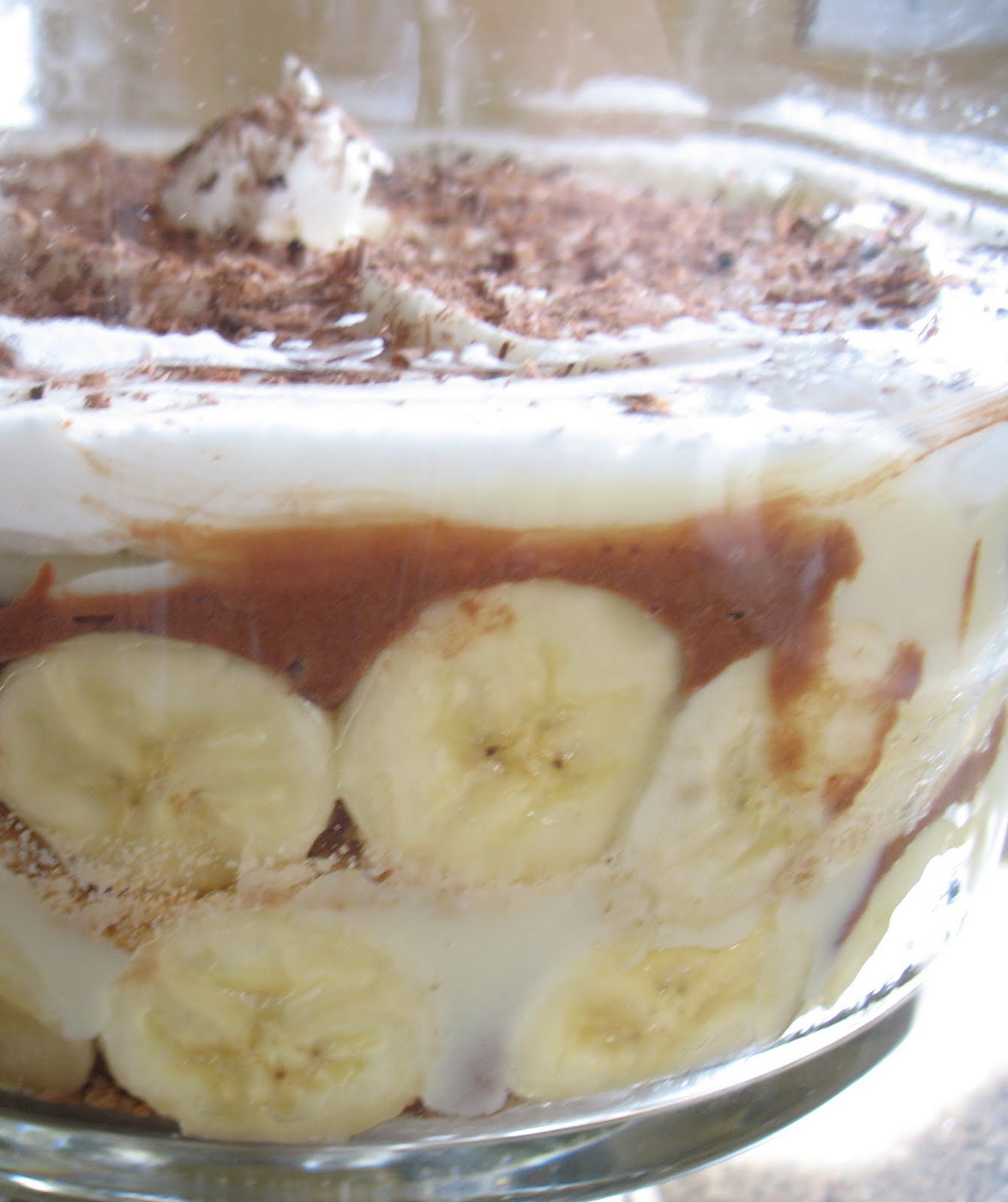 From Jack and Jill's Kitchen: Chocolate Banana Cream Trifle