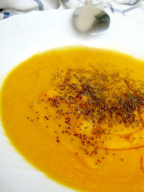 zuppa di carote all'aceto balsamico