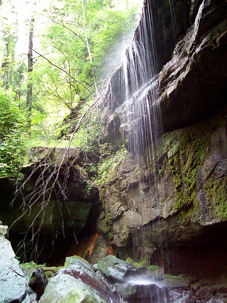 Alpha Falls - View from Below