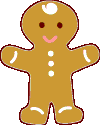 gingerbread man christmas ornament