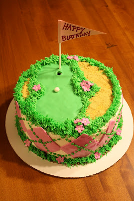 Sue s Sweet Creations: Golf Theme Birthday Cake