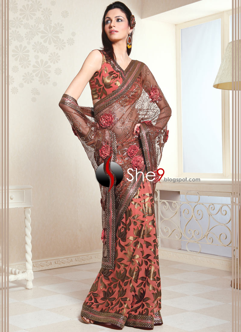 evening party sarees