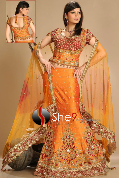 lehenga fish cut