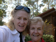 Linda and Lorraine attempting to figure out a self-portrait