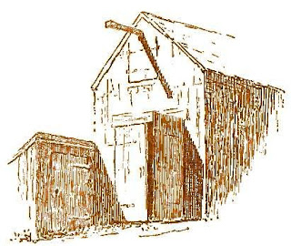 An illustration from the book: The Essentials of Perspective showing the shadows in combination with perespective.