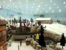 skiing inside  mall