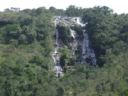 A cachoeira véu da noiva em carrancas