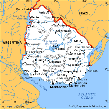 View Mapa Uruguay Limite Con Brasil Background
