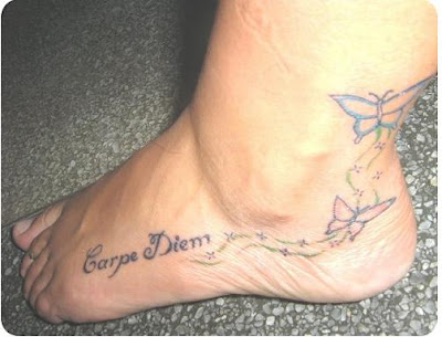 Tattoo Pezinho Carpe Diem