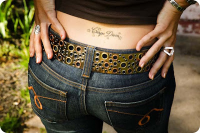 Tatuagem nas Costas Carpe Diem