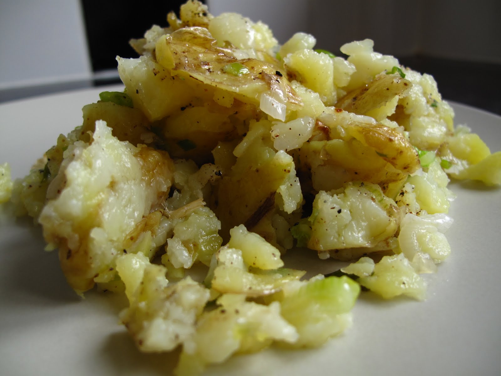 Tasting Happiness Crushed Potatoes