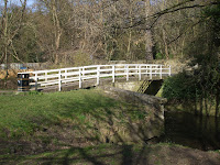 The White Bridge in Jesmond Dene The White Bridge in Jesmond Dene