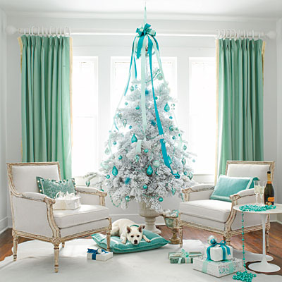 christmas white tree