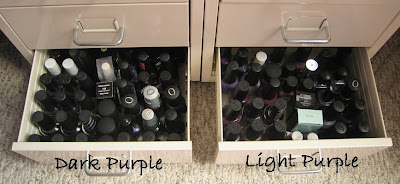 Nail Polish Storage Solution Ikea Helmer All Lacquered Up