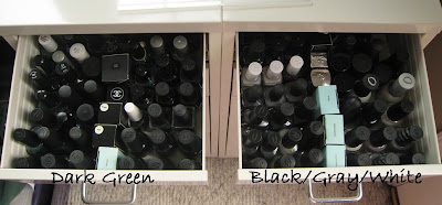Nail Polish Storage Solution Ikea Helmer All Lacquered Up