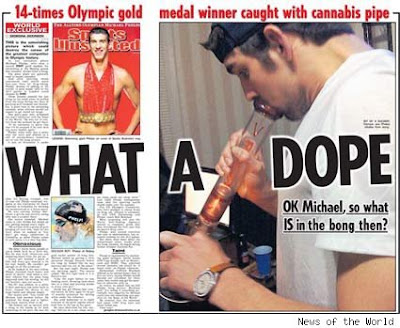 Michael Phelps Admits Smoking Weed Picture Was Indeed Him With a Bong At a 