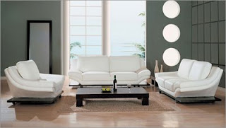 Contemporary Italian Leather Sofa Furniture