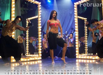 Katrina Kaif Akshay Desktop Calendar 2011